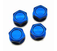 Tuercas de rueda de aluminio de 17 mm, color azul para Losi 1/6 Super Baja Rey LOS252078