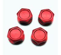 Tuercas de rueda de aluminio de 17 mm, color rojo para Losi 1/6 Super Baja Rey LOS252078