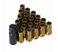 Tuercas de rueda M12x1.25 metálicas universales 20 piezas - Alta resistencia y antióxido para coches, y más - Fácil instalación y seguridad garantizada (Clima)