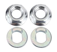 Tuercas de Scooter Scooter eléctrico Rueda de Motor Delantera Tuercas de aleación de Acero Tuercas de Repuesto de Scooter Tuercas para M365 Pro