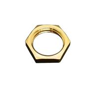 Tuercas de seguridad hexagonales de latón for conexión de tuberías - Rosca hembra BSP de 1/8", 1/4", 3/8", 1/2", 3/4" y 1" (1/5 piezas)(5Pcs 02)
