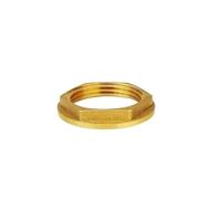Tuercas de seguridad hexagonales de latón for conexión de tuberías - Rosca hembra BSP de 1/8" a 1" con buje hexagonal (1/5 piezas)(1Pcs 04-01)