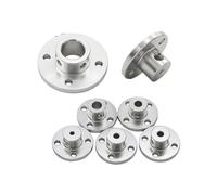 Tuercas de soldadura en forma de T Eje guía del motor de acoplamiento brida rígida aluminio(4mm)