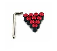Tuercas De Sujeción For Parabrisas Tornillos De Montaje Para Suzuki GSXR GSX-R 600 750 1000 K1 K2 K3 K4 K5 K6 K7 K8 K9 K11 M5 Kit de pernos(ROJO)