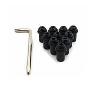 Tuercas De Sujeción For Parabrisas Tornillos De Montaje Para Suzuki GSXR GSX-R 600 750 1000 K1 K2 K3 K4 K5 K6 K7 K8 K9 K11 M5 Kit de pernos(Negro)