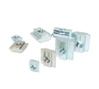 Tuercas deslizantes en T, M3, M4, M5, M6 y M8, 10, 20, 40, 50 100 unidades, for perfil de aluminio 2020, 3030 4040(30 M3 (20pcs))