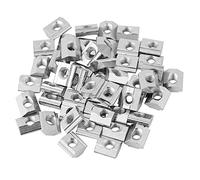Tuercas en T serie 50 piezas deslizante Tipo UE 20/30 M4/M5/M6 diapositiva de rosca de acero al carbono en la cabeza del martillo tuerca en T para accesorios de perfil de extrusión de