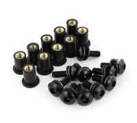 Tuercas Goma Kit Pernos Parabrisas Motocicleta Para Suzuki GSXR250, GSXR300, GSXR125, GSX-R250, R300 R125. Tornillos Tuercas Fijación Carenado Fijación De Motocicleta