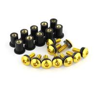 Tuercas Goma Kit Pernos Parabrisas Motocicleta Para Suzuki GSXR250, GSXR300, GSXR125, GSX-R250, R300 R125. Tornillos Tuercas Fijación Carenado Fijación De Motocicleta