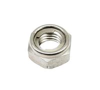 Tuercas Hexagonales 2/5/10 Uds acero inoxidable todo Metal inserto hexagonal tuerca de bloqueo automático M3 M4 M5 M6 M8 M10 M12 M14 M16 DIN980 304 A2(10pcs M3)
