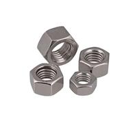 Tuercas hexagonales BSW de acero inoxidable 304 - Tuercas roscadas Whitworth estándar británicas (tamaños de 1/8" a 1/2")(20pcs)