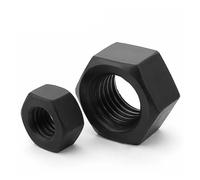 Tuercas hexagonales de 1/4 a 7/8'' - Acero al carbono nivel 4.8, acabado en óxido negro 1-20 piezas(3/4-16 (1Pcs))