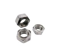 Tuercas hexagonales de acero al carbono para soldar por puntos, 2/20 unidades, M4, M5, M6, M8, M10, M12, M14, M16, de alta cantidad, sin punto de soldadura(With welding point,20pcs M4)