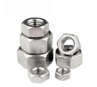 Tuercas hexagonales de Acero Inoxidable M3-M20, Rosca métrica Izquierda, Hexagonal, Acero Inoxidable 304, Rosca inversa, Diente Izquierdo