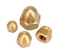 Tuercas Hexagonales De Latón, Cubierta Cabeza Cúpula Decorativa, Tuerca Bellota Semicircular, M3, M4, M5, M6, M8, M10, M12, M14, M16, M18, M20, 2~30 Uds(M3(30pcs))