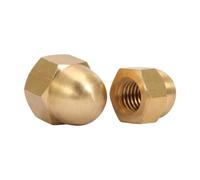 Tuercas Hexagonales De Latón, Cubierta Cabeza Cúpula Decorativa, Tuerca Bellota Semicircular, M3, M4, M5, M6, M8, M10, M12, M14, M16, M18, M20, 2~30 Uds(M14(2pcs))