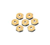 Tuercas Hexagonales De Latón Toolcraft DIN 934 M6 Paquete De 100