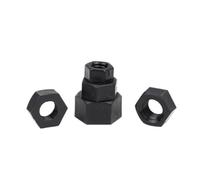 Tuercas hexagonales de plástico y nailon, 2-100 Uds., M3 M4 M5 M6 M8 M10 M12 M14 M16, tuerca de nailon blanca y negra, contratuerca hexagonal de aislamiento