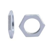 Tuercas hexagonales finas de hierro galvanizado, de dientes finos, ultrafinas, pequeñas, planas, M6, M8, M10, M12, M14, M16 y M18, 5-45 unidades(M10x1x3(20pcs))
