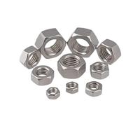 Tuercas hexagonales M1-M10 con rosca métrica de acero inoxidable M1.6 M2 M2.5 M3 M3.5 M4 M5 M6 M8 M10 5-50 piezas(M8-10pcs)