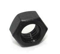 Tuercas hexagonales métricas de acero al carbono con óxido negro, M2, M2.5, M3, M4, M5, M6, M8, M10, M12, M14, M16, M18, M20, M22, M24, M27, M30, M33 y M36, 1-50 unidades(M27 (1pc))