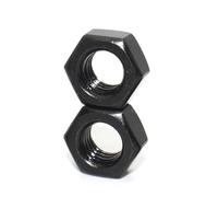 Tuercas hexagonales métricas de acero al carbono con óxido negro, M2, M2.5, M3, M4, M5, M6, M8, M10, M12, M14, M16, M18, M20, M22, M24, M27, M30, M33 y M36, 1-50 unidades(M14 (3pcs))