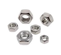 Tuercas Hexagonales Tuerca hexagonal de acero inoxidable 304, rosca izquierda, M3, M4, M5, M6, M8, M10, M12, 5/10/50 unidades(M10 5pcs)