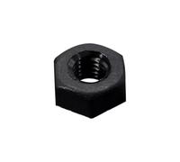 Tuercas hexagonales Tuercas hexagonales de nailon blanco o negro, tuercas hexagonales de plástico, traje de rosca métrica for tornillos, pernos, 10-50 Uds. M2-M20(30mm,M10 (20PCS))