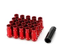 tuercas llanta Compatible con Cadillac para ATS CTS 20PCS Tuercas de Rueda de modificación de Coche Coloridas Tuercas Pernos M12x1.5(Red)