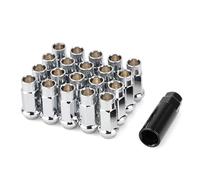 tuercas llanta Compatible Con Infiniti Para Q50 Q60 Q70 JX35 J30 20 Piezas Tuercas De Rueda De Modificación De Coche Coloridas Pernos M12x1.25(Sliver)