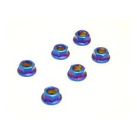 Tuercas M10*1.25 6 Unidades para Ducati 748 749 848 916 996 998 999 600SS 750SS 900SS Y Eje De Rueda Trasera Motocicleta(Burnt Blue)