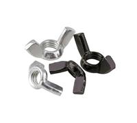 Tuercas mariposa de apriete manual Tuercas de mariposa eléctricas acero al carbono M3-M12, galvanizadas o negras, paquete 5-20 piezas(Zinc-plated,M8-10pcs)