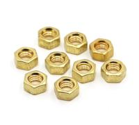 Tuercas Metalicas 1/2/5/10/20/50 Uds M1.6 M2 M2.5 M3 M4 M5 M6 M8 M10 M12 M14 M16 DIN934 Tuercas de latón tuerca hexagonal de cobre(M14 1pc)