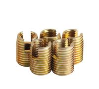 Tuercas metálicas autorroscantes con ranura para i 1-10 piezas M2 a M20 insertos roscados de acero inoxidable(Galvanized,M10 2pcs)