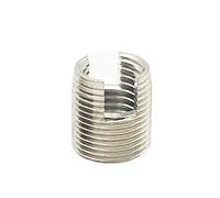 Tuercas metálicas autorroscantes con ranura para i 1-10 piezas M2 a M20 insertos roscados de acero inoxidable(Stainless Steel,M10 2pcs)