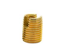 Tuercas metálicas autorroscantes con ranura para i Inserto roscado de metal M2-M20, tornillo autorroscante, buje ranurado, inserción reparación roscas(Carbon Steel,M5x8x10(4Pcs))