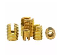 Tuercas metálicas autorroscantes con ranura para i Insertos autorroscantes for reparación de roscas metálicas roscadas acero galvanizado estilo(M14 (1Pcs))