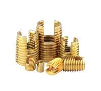 Tuercas metálicas autorroscantes con ranura para i Insertos roscados de acero galvanizado M2 .5 M3 M4 M5 M6 M8 M10 M12 Inserto reparación roscas metal Tornillo ranurado autorroscante(M5 10pcs)