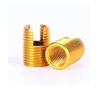 Tuercas metálicas autorroscantes con ranura para i Kit de insertos reparación roscas autorroscantes ranuradas acero inoxidable galvanizado en varios tamaños(Zinc Plated,M12x16x22(2pcs))
