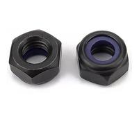 Tuercas Nyloc M2 M2.5 M3 M4 M5 M6 M7 M8 M10-M20, DIN985 304 Acero inoxidable, tuerca autoblocante hexagonal con inserto de nylon.(M5 40pcs)