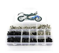 Tuercas Parabrisas para BMW S1000RR 2009-2014 Kit Completo De Tornillos Carenado Motocicleta Clips Tuercas Velocidad Carrocería(Silver)
