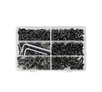 Tuercas Parabrisas Para Kawasaki ZX10R ZX12R ZX14 ZX14R ZX6R ZX7R ZX9R ZZR600 Tornillos De Carrocería Pernos Arandelas Y Kit De Pernos Carenado(Red)