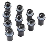 Tuercas Parabrisas para Yamaha FZR400 RR RRSP XJR 1300 Racer Tornillos De Carrocería Tornillo Perno Parabrisas Kit(Black- Silver)