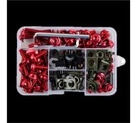 Tuercas Pernos Carenado Kit De Tornillos Carenado Motocicleta Para Suzuki GSXR600 GSXR 600 GSX R600 K1-K8 Tuercas Y Clips Fijación Carrocería Parabrisas Abrazadera De Tornillo(Rojo)