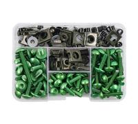 Tuercas Pernos Carenado Kit De Tornillos Y Tuercas Para Carenado Motocicleta Para Para Z1000sx Para Z 1000 Sx 1000sx Clips Fijación Carrocería Parabrisas Abrazadera De Tornillo(Verde)