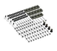 Tuercas pernos Kit De Tornillos Para Carenado Motocicleta Para Yamaha YZFR3 YZF-R3 YZF R3 177 Piezas Tuercas, Clips Fijación Para Kit Tornillos Carenado Motocicleta(Plata)