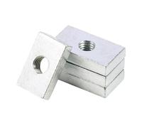 Tuercas rectangulares Tuercas cuadradas M6, M8 y M10, tuercas rectangulares, bloque deslizante for perfil de aluminio(M8x13x24x5mm(2pcs))