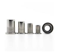 Tuercas remachables de cabeza plana acero inoxidable 304, insertos tuerca remachable for tornillos, M3, M4, M5, M6, M8, M10, M12, 5 unidades, 10(304 Stainless Steel,M8 5pcs)