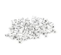 Tuercas Remachadoras de Aluminio 100 Piezas M4 Cabeza Plana para Fijación en Placas de Metal y Aplicaciones Industriales de Fabricación