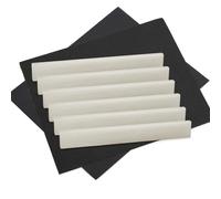 Tuercas sin rosca para puente y selleta de guitarra de hueso - Para bajo eléctrico, guitarra clásica y acústica, mandolina, banjo, ukelele - 52 x 6 x 10 mm